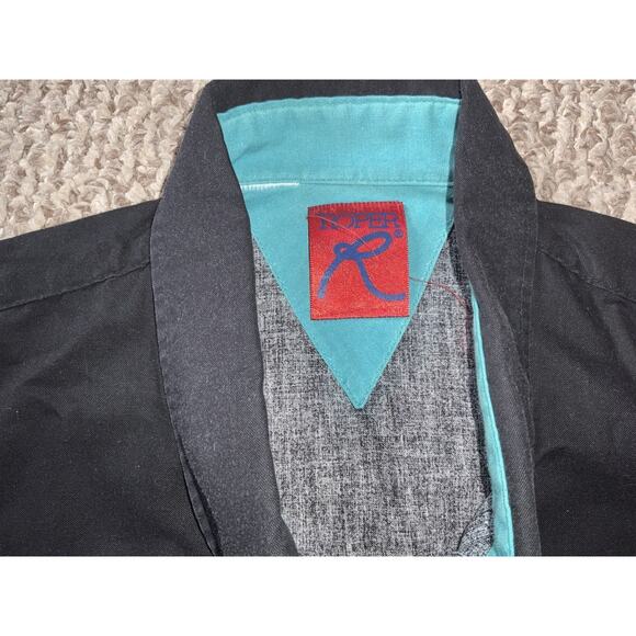 Roper Shirt Men XL Black Button Down Aztec Southwest Western Cowboy Long Sleeve - Picture 3 of 6